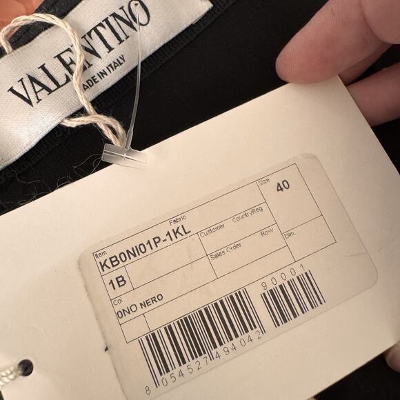 Valentino Black Leather Lace Maxi Skirt Runway 2016 Studded High Waist $10k Sz 4 - Picture 14 of 16